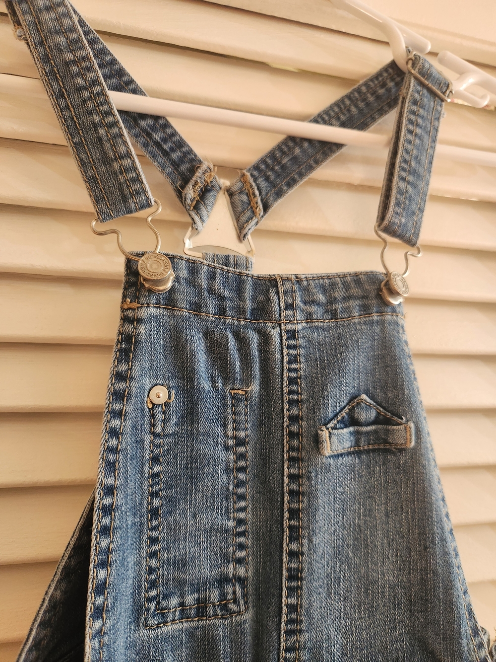 Indigo Rein Girls Size 10 Blue Denim Overalls One-Piece Jean Dungarees